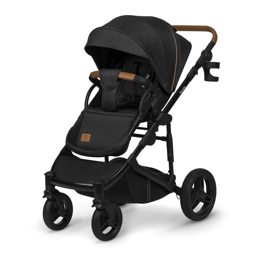 Lionelo - Kombinovaný kočárek 3v1 MARI TOUR Black Onyx
