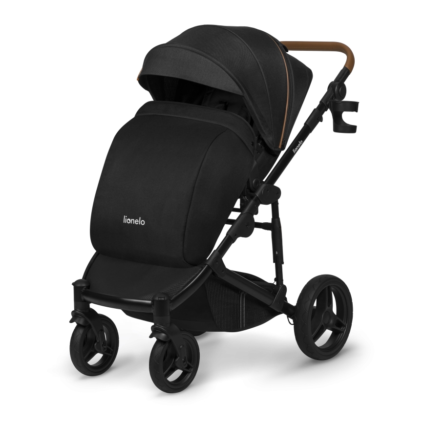 Lionelo - Kombinovaný kočárek 3v1 MARI TOUR Black Onyx
