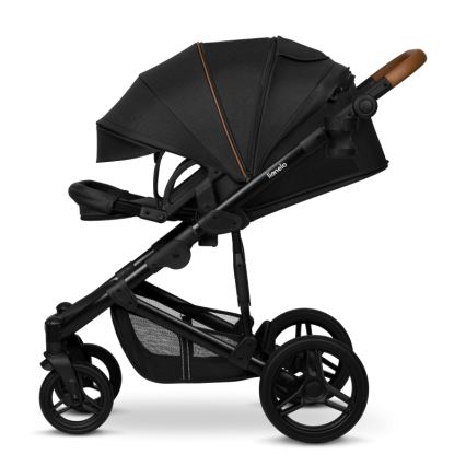 Lionelo - Kombinovaný kočárek 3v1 MARI TOUR Black Onyx
