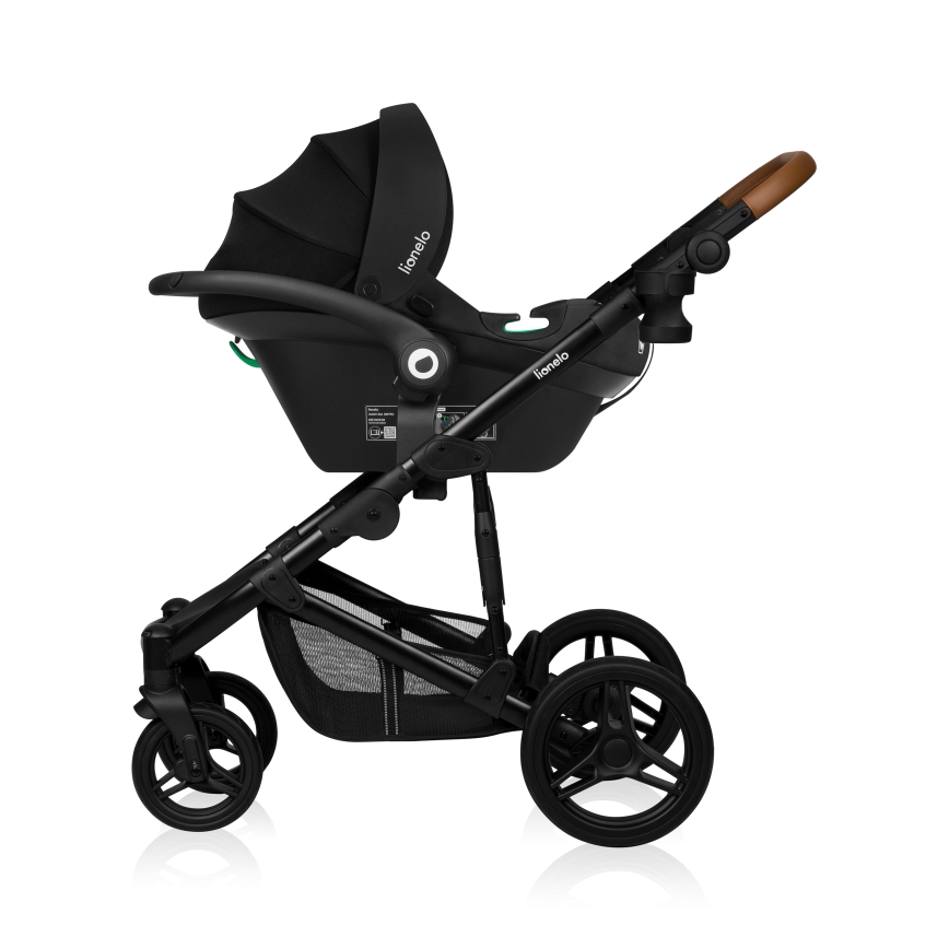 Lionelo - Kombinovaný kočárek 3v1 MARI TOUR Black Onyx