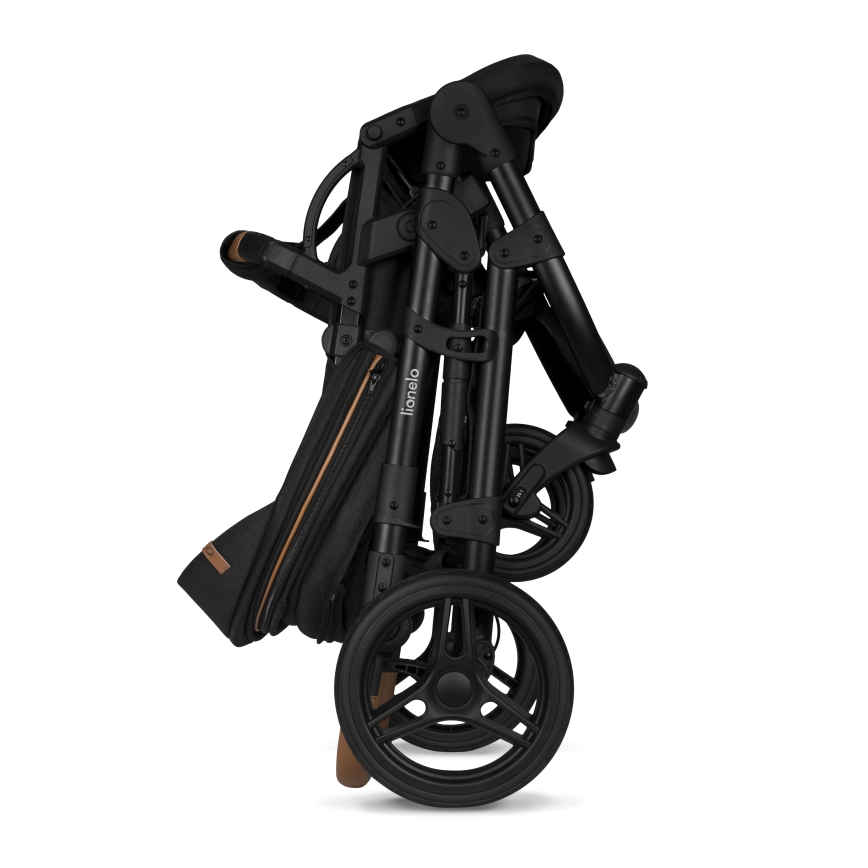 Lionelo - Kombinovaný kočárek 3v1 MARI TOUR Black Onyx