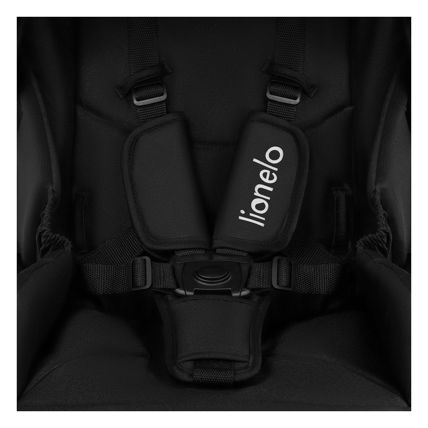 Lionelo - Kombinovaný kočárek 3v1 MERIL Black Onyx