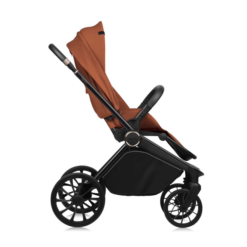 Lionelo - Kombinovaný kočárek 3v1 MIKA PLUS Brown Rust