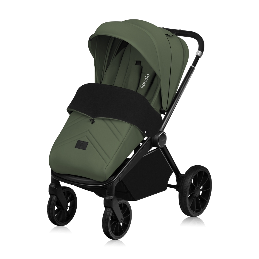 Lionelo - Kombinovaný kočárek 3v1 MIKA PLUS Green Olive