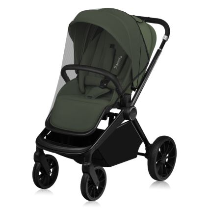 Lionelo - Kombinovaný kočárek 3v1 MIKA PLUS Green Olive