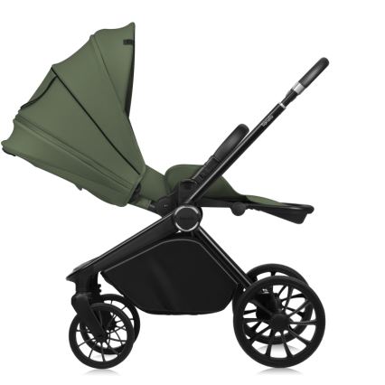 Lionelo - Kombinovaný kočárek 3v1 MIKA PLUS Green Olive
