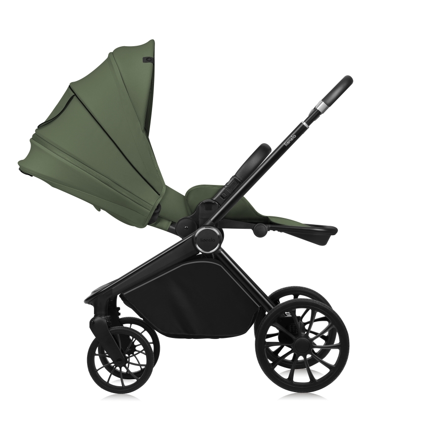 Lionelo - Kombinovaný kočárek 3v1 MIKA PLUS Green Olive