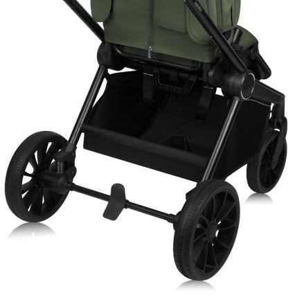 Lionelo - Kombinovaný kočárek 3v1 MIKA PLUS Green Olive