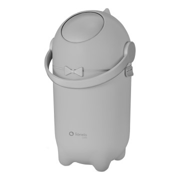Lionelo - Koš na pleny PUREBIN 10 l Grey