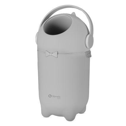 Lionelo - Koš na pleny PUREBIN 10 l Grey