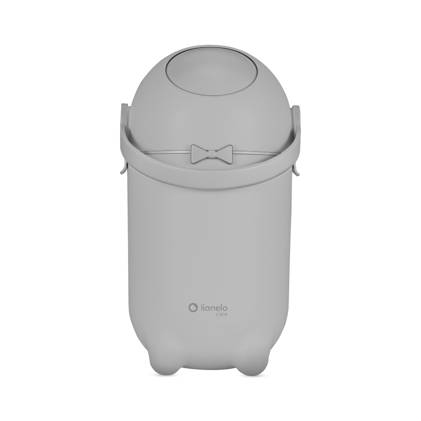 Lionelo - Koš na pleny PUREBIN 10 l Grey
