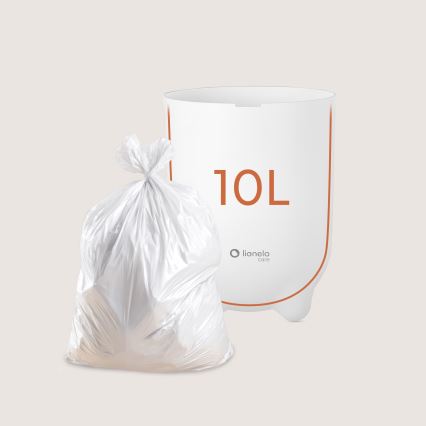 Lionelo - Koš na pleny PUREBIN 10 l White