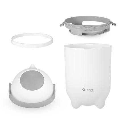 Lionelo - Koš na pleny PUREBIN 10 l White