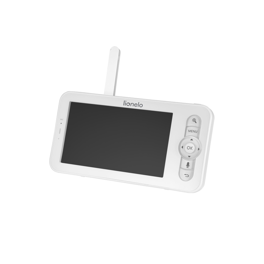 Lionelo - Nabíjecí dětská chůvička s monitorem BABYLINE 9.2 5V 3600 mAh