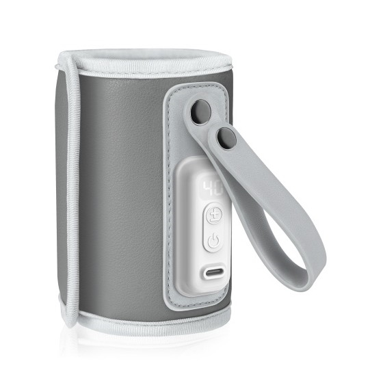 Lionelo - Nabíjecí ohřívač lahví THERMUP GO 18W/5V Grey Silver