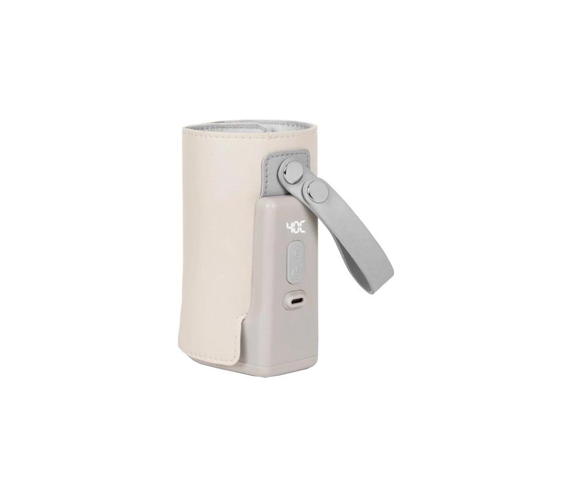 Lionelo Lionelo - Nabíjecí ohřívač lahví THERMUP GO PLUS 10W/5V béžová LN0131