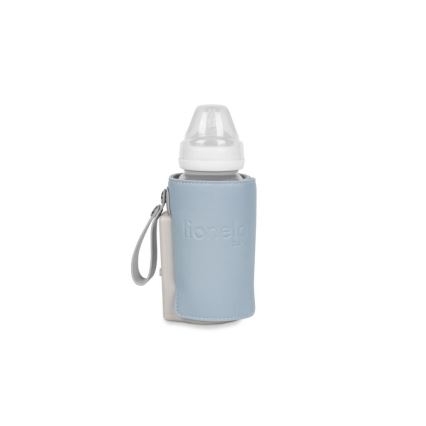 Lionelo - Nabíjecí ohřívač lahví THERMUP GO PLUS 10W/5V modrá/šedá