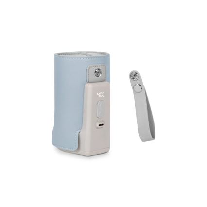 Lionelo - Nabíjecí ohřívač lahví THERMUP GO PLUS 10W/5V modrá/šedá