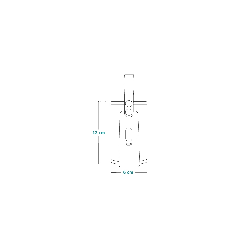 Lionelo - Nabíjecí ohřívač lahví THERMUP GO PLUS 10W/5V modrá/šedá