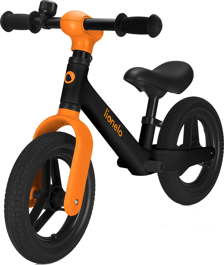 Lionelo - Odrážedlo TONI Black Orange
