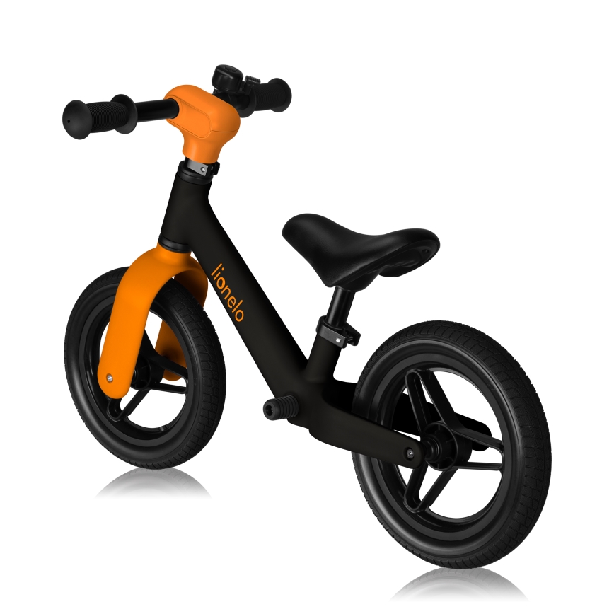 Lionelo - Odrážedlo TONI Black Orange