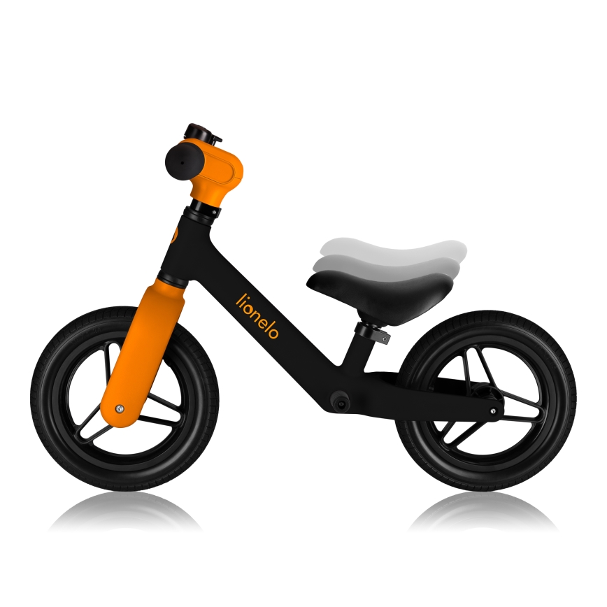 Lionelo - Odrážedlo TONI Black Orange