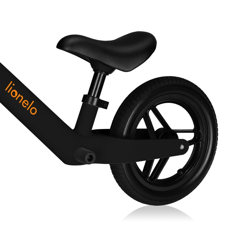 Lionelo - Odrážedlo TONI Black Orange
