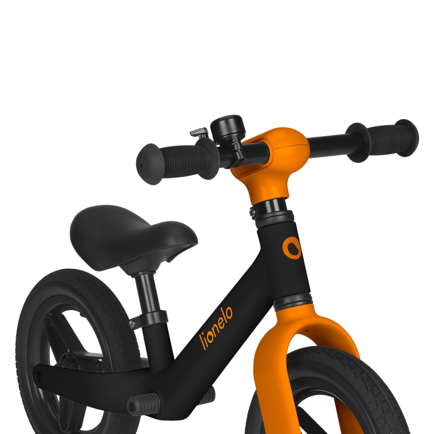 Lionelo - Odrážedlo TONI Black Orange