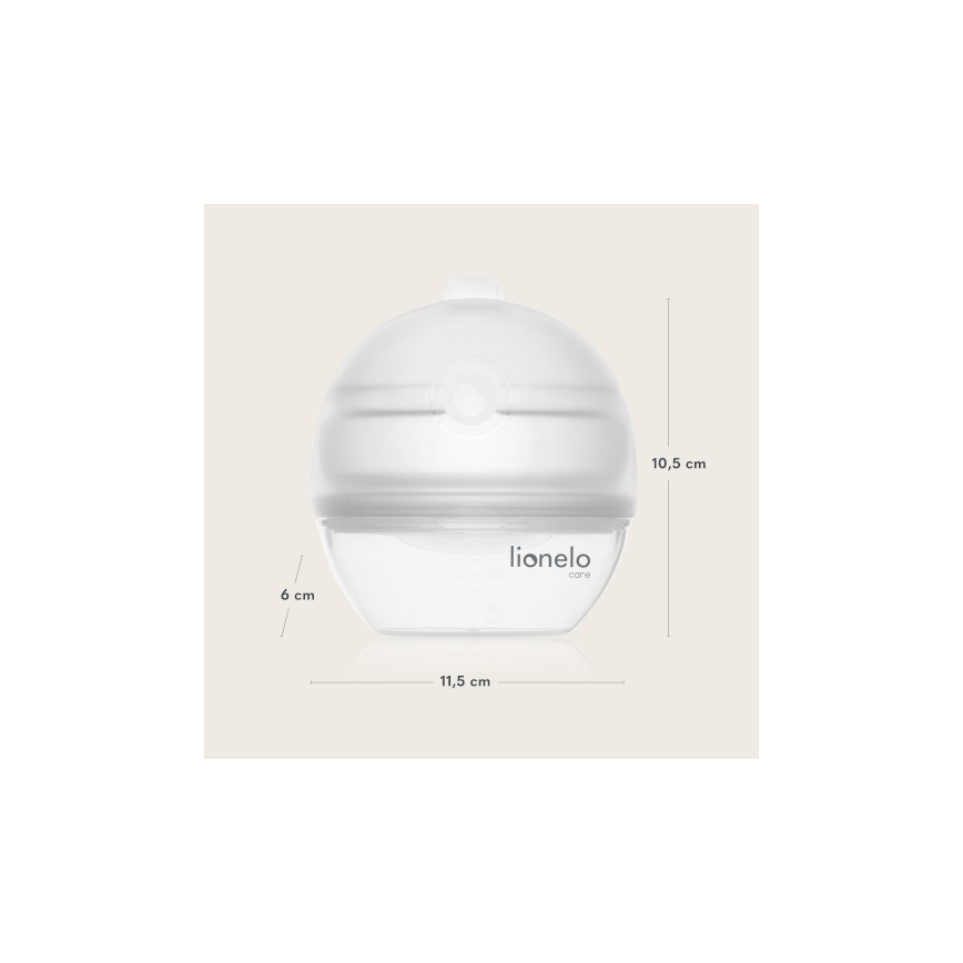 Lionelo - Odsávačka mateřského mléka 2v1 MILKY 60 ml