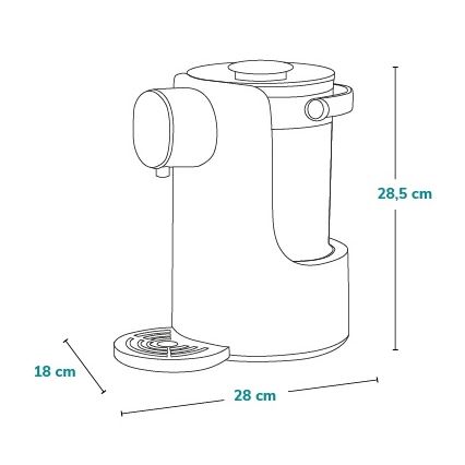 Lionelo - Ohřívač lahví BABYPRESTO 1000W/230V bílá