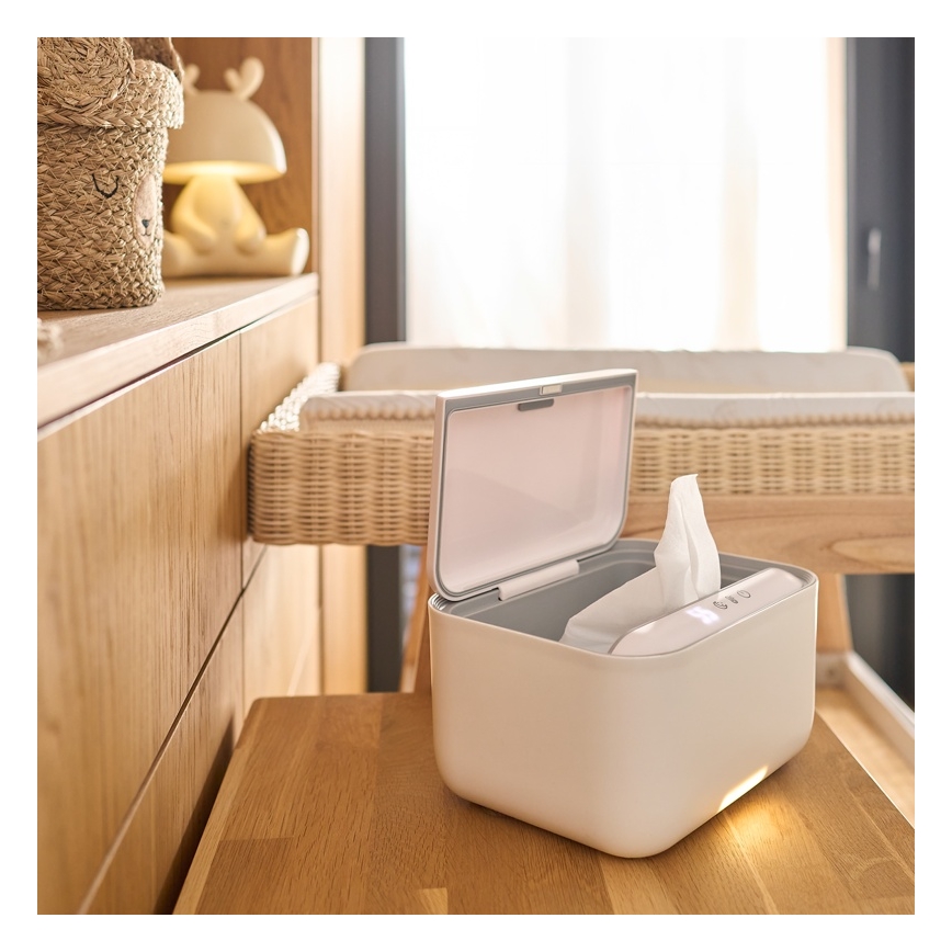 Lionelo - Ohřívač vlhčených ubrousků BABYBLISS 20W/230V