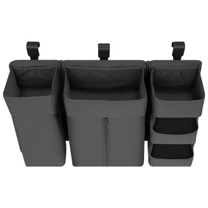 Lionelo - Organizér na postýlku 3v1 SIDEPOCKET Grey