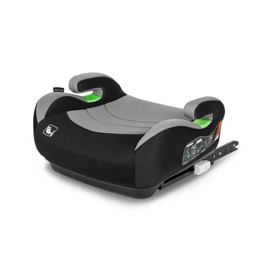 Lionelo - Podsedák do auta LUUK FIX i-Size 125-150 cm černá/šedá