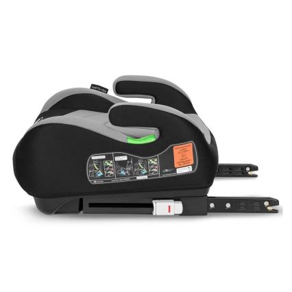 Lionelo - Podsedák do auta LUUK FIX i-Size 125-150 cm černá/šedá