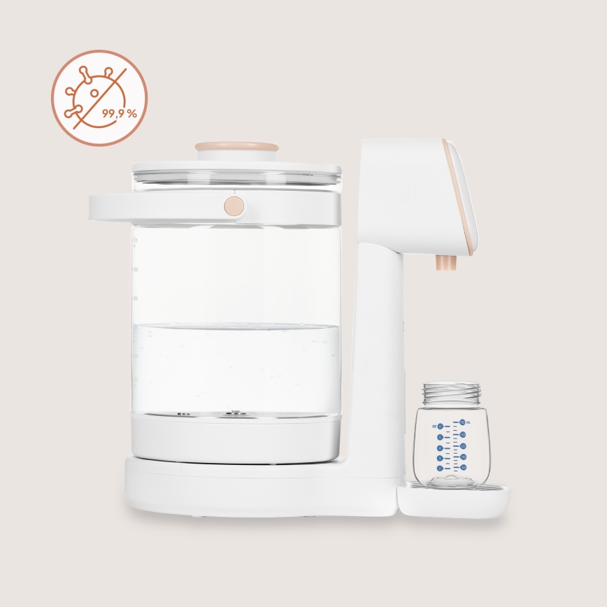 Lionelo - Přístroj na přípravu kojeneckého mléka BABYPRESTO 2.0 1200W/230V White