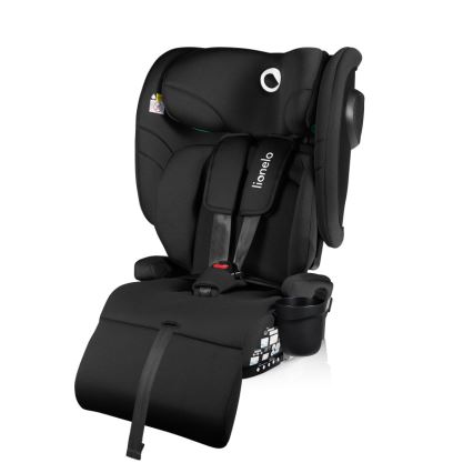 Lionelo - Skládací autosedačka NELLY i-Size 76-150 cm Black Carbon