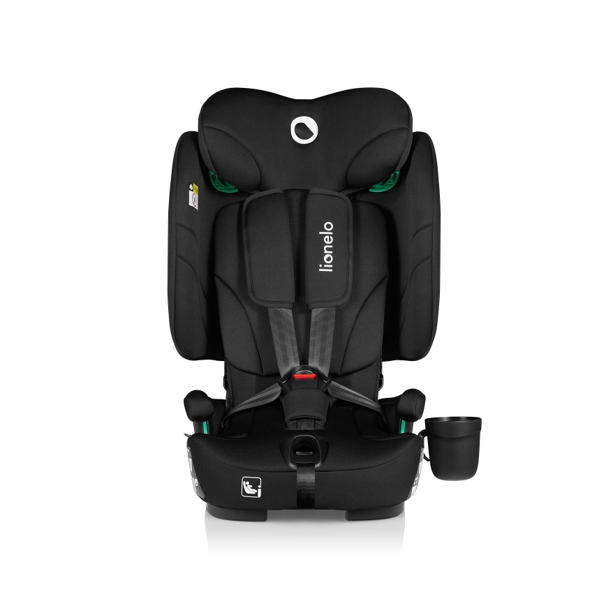 Lionelo - Skládací autosedačka NELLY i-Size 76-150 cm Black Carbon