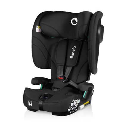 Lionelo - Skládací autosedačka NELLY i-Size 76-150 cm Black Carbon