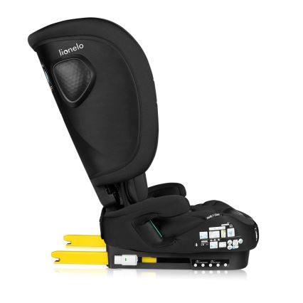 Lionelo - Skládací autosedačka NELLY i-Size 76-150 cm Black Carbon