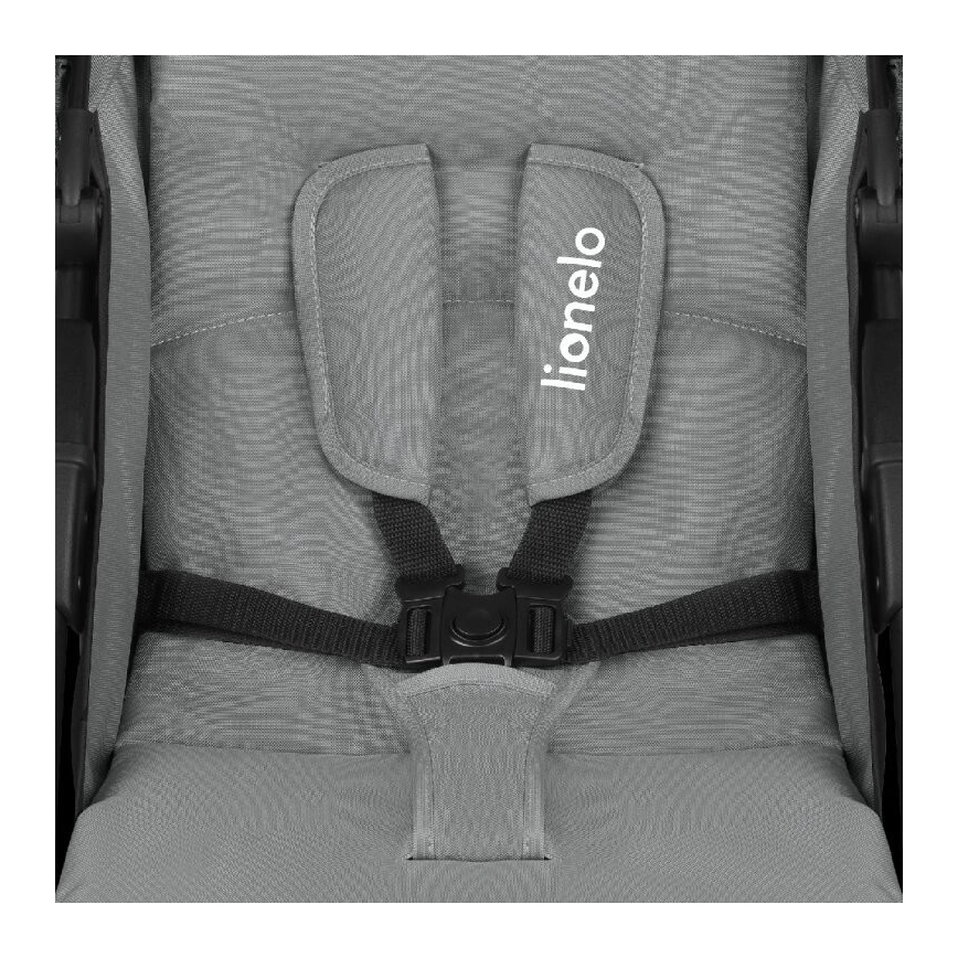 Lionelo - Sportovní kočárek EMMA PLUS šedá/černá
