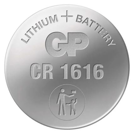 Lithiová baterie knoflíková CR1616 GP LITHIUM 3V/55 mAh