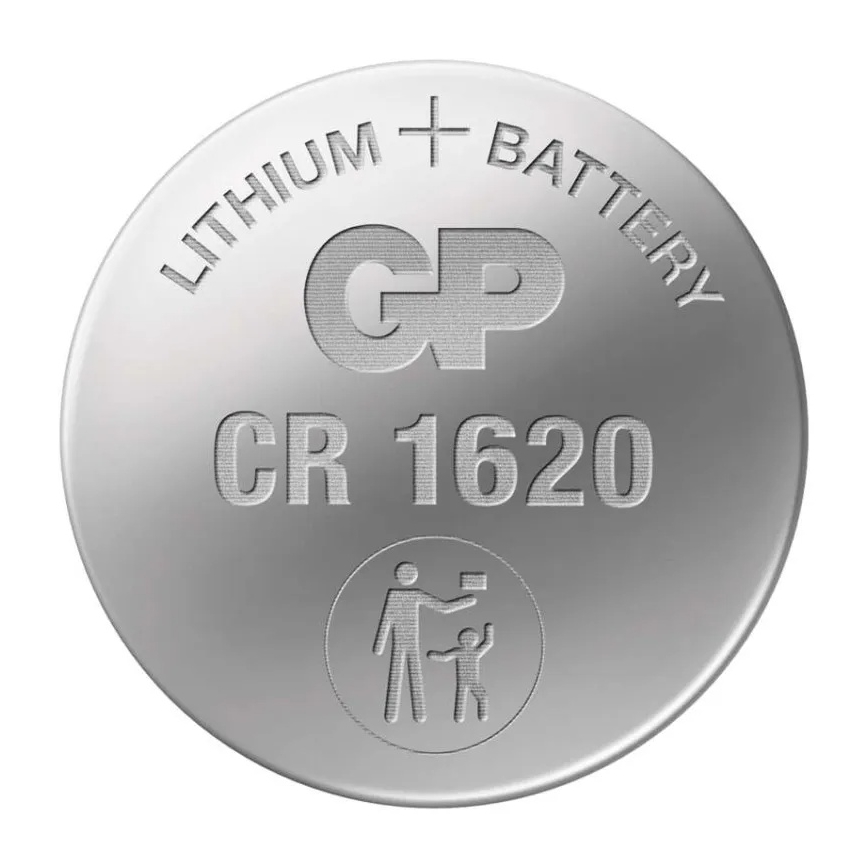 Lithiová baterie knoflíková CR1620 GP LITHIUM 3V/75 mAh