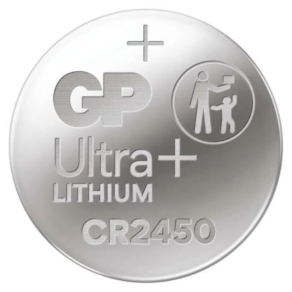 Lithiová baterie knoflíková CR2450 GP LITHIUM 3V/600 mAh