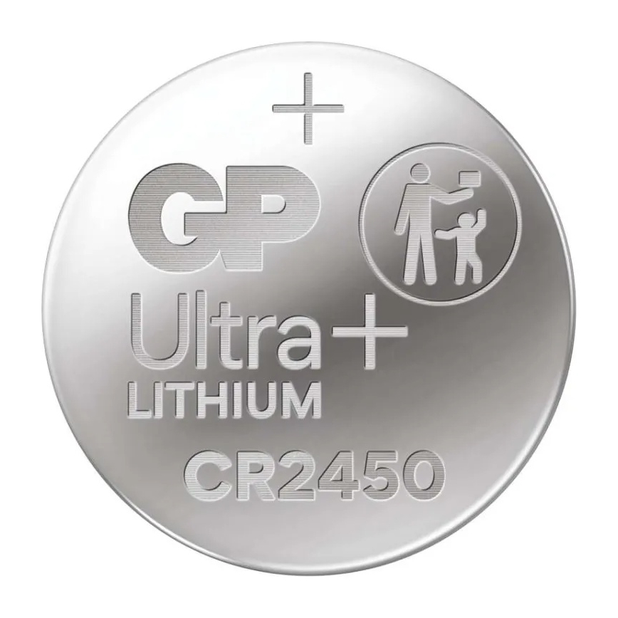 Lithiová baterie knoflíková CR2450 GP LITHIUM 3V/600 mAh