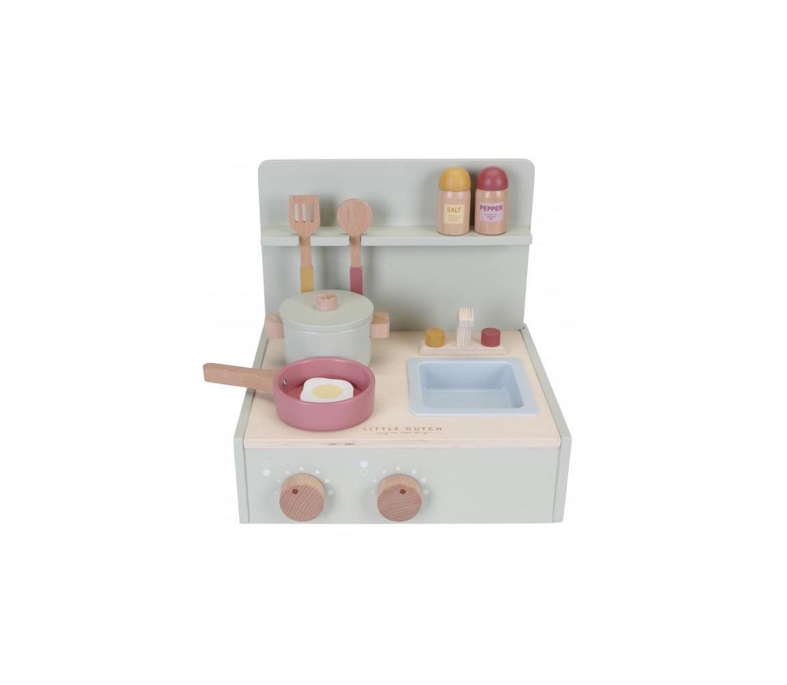 Little Dutch Little Dutch 7065LD - Dřevěná kuchyňka MINI FBB0103