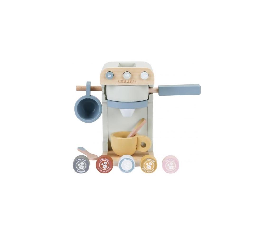 Little Dutch Little Dutch 7081LD - Dětský dřevěný kávovar s příslušenstvím MINI FBB0091