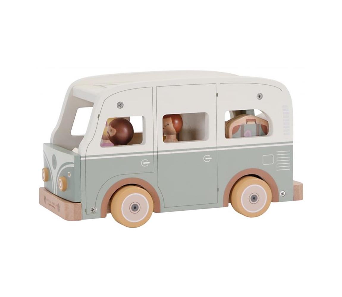 Little Dutch Little Dutch 7098LD - Dřevěný karavan s příslušenstvím FBB0081