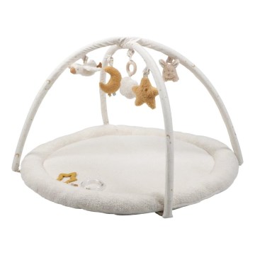 Little Dutch - Dětská hrací deka s hrazdičkou Newborn Naturals