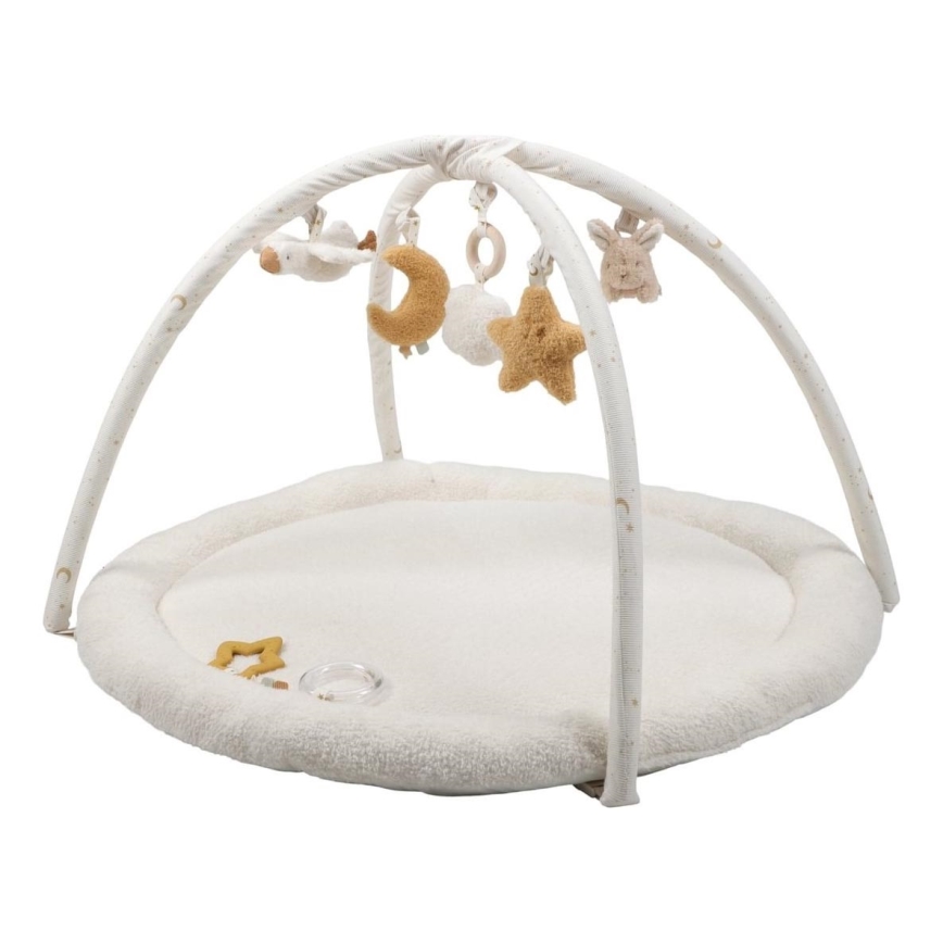 Little Dutch - Dětská hrací deka s hrazdičkou Newborn Naturals