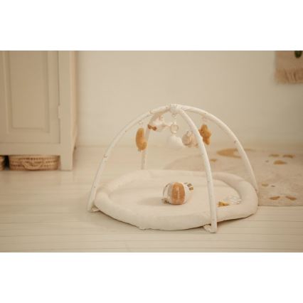 Little Dutch - Dětská hrací deka s hrazdičkou Newborn Naturals